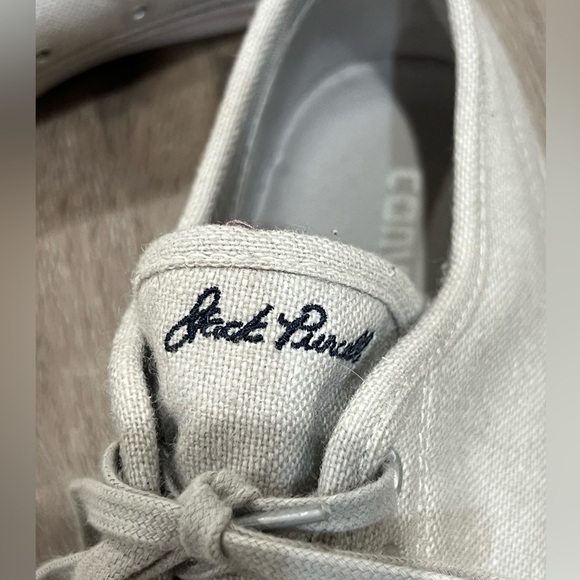 Unisex Women Size 9 Converse Jack Purcell Wool Converse Low Sneaker Shoe - Picture 10 of 14